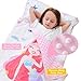 Toddler Nap Mat with Pillow and Blanket, Extra Large Rolled Napping Mats,Slumber Bags for Boys Girls,Kids Sleeping Bag for Daycare, 21