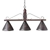 Irvins Tinware 9193TESB Wellington Large Island Light in Espresso Primitive Country Kitchen Wood Island Lighting