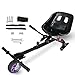 FUSIYU Asiento Kart Pro, Silla de Hoverboard Todoterreno con suspensiones Self Balancing Compatible con Todos los Patinetes Eléctricos DE 6.5, 8 y 10 Pulgadas, Negro, Niños, Aplica