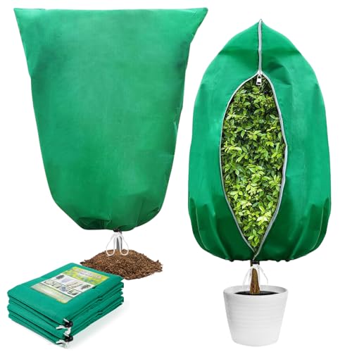2 Pack 31" X 47"Plant Covers Freeze Protection,Thickened Plant Protection