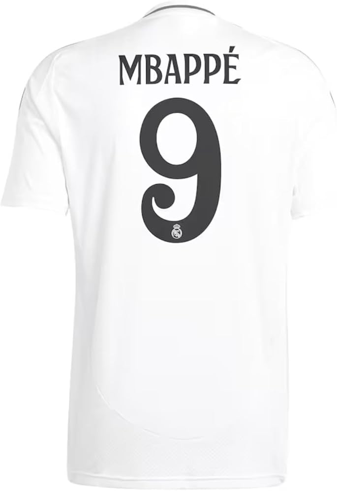 Mbappe 9# Madrid Soccer Jersey 2024/25, White, Small : Amazon.ca