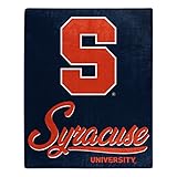 Northwest NCAA Syracuse Orange Unisex-Adult Raschel Throw Blanket, 50" x 60", Signature