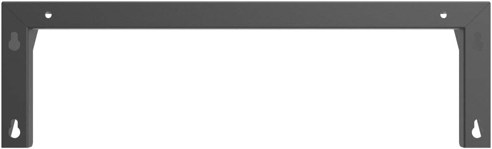 Hot Deals N&P 19 Inch Vertical Wall Mount Rack- 125 Pounds Heavyload Wall Mountable Server Rack (2U2PC, Black)