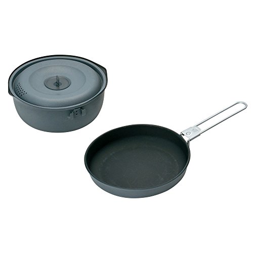 Snow Peak Cooker en acier robuste avec poignée rétractable pour bivouac