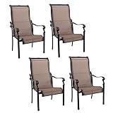 Darlee Monterey Cast Aluminum 4 Pc Set Dining Chair Set in Antique Bronze/Irish...