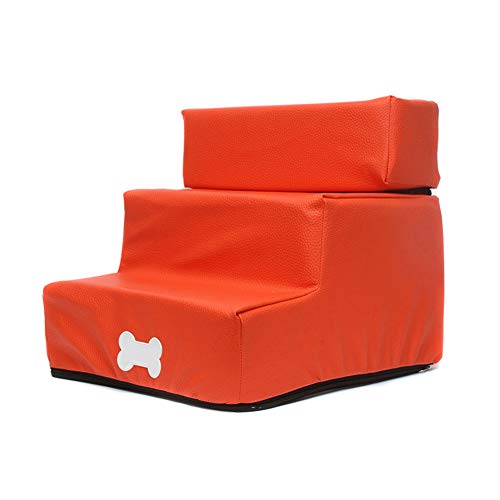 Haustier-treppenstufen aus leder/netzstoff