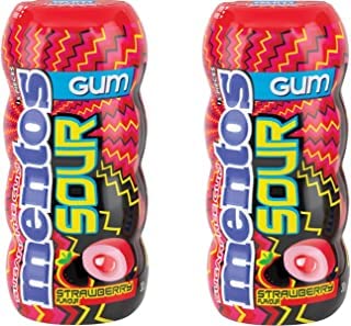 Mentos Sour Gum With Strawberry Flavor Without Sugar (Contains Sweeteners) 30g Pack Of 2 (Imported) (B0BTX8M9JS) Amazon Price History, Amazon Price Tracker