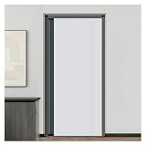 Puerta Plegable Puerta Corredera Plegable Sin Taladrar para Trastero,92.6x210CM)