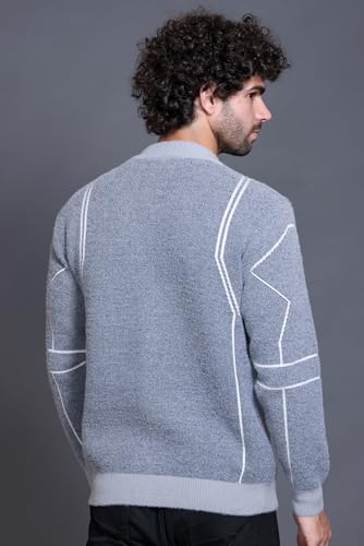 Image of GODFREY Full Sleeve Zipper Sweater for Man Winter Wear -Mens Woolen Sweaters Turtle Neck
