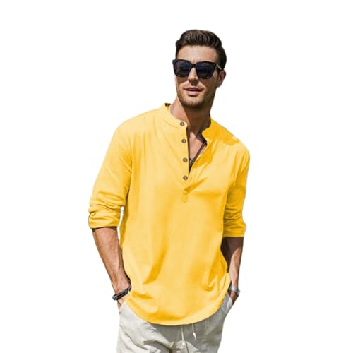 Image of Vida Loca Men Full Sleeve Solid Cotton Blend Straight Slim Fit Kurta Shirt for Men's.