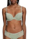 T-Shirt BH ESPRIT Damen Big Flower Lace Rcs Sexy Pad T-Shirt BH, Dusty Green, 75B EU