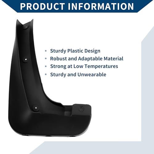 Image of Mud Flaps Splash Guards W /Mount Accessories for BMW X3 with Pedal 2006-2011 Front and Rear Mud Guards 1 Set
