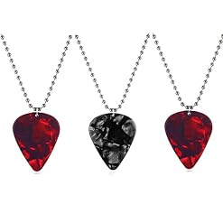 Eddie Munson Collier médiator de guitare Hellfire Club- Cadeau d’Halloween Cosplay pour adolescents, filles, femmes et… - Les Beatles, Paul McCartney, John Lennon, RIngo Starr, George Harrison