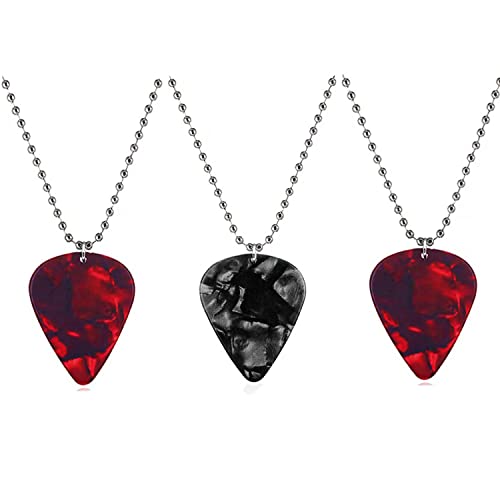 Eddie Munson Collier médiator de guitare Hellfire Club- Cadeau d’Halloween Cosplay pour adolescents, filles, femmes et… - Les Beatles, Paul McCartney, John Lennon, RIngo Starr, George Harrison Eddie Munson Collier médiator de guitare Hellfire Club- Cadeau d'Halloween Cosplay pour adolescents, filles, femmes et…