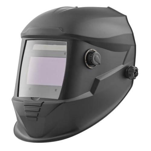 Image of VEVOR Welding Helmet Auto Darkening, 3.94" x 2.34" True Color Welding Hood, Solar-Powered Welder Mask with 4 Arc Sensors, Wide Shade 4/5-9/9-13 for TIG MIG ARC Weld Grinding Cutting - METIS Series
