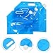 VICASKY 3pcs Foldable Water Containers Portable Water Storage Bags for Outdoor Activities Hiking Camping and Picnics Leak Design for Easy Carrying