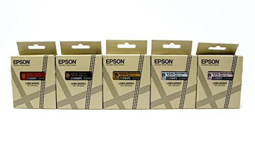 Cintas para etiquetadora LabelWorks bundle 5 unidades miniatura 4