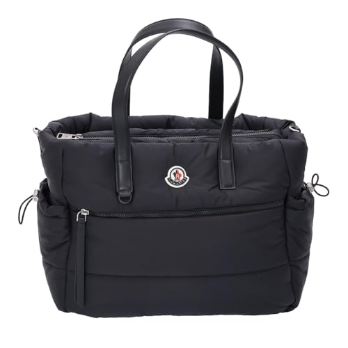 [モンクレール] マザーズバッグ ショルダーバッグ ニュー マミートート おむつ交換シート付 ナイロン素材 ブラック 5D00001 M6811 999 [並行輸入品]
