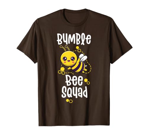 Bumble Bee Squad Honey Bumblebee Teacher Team Group T-Shirt, Men, Brown, Small