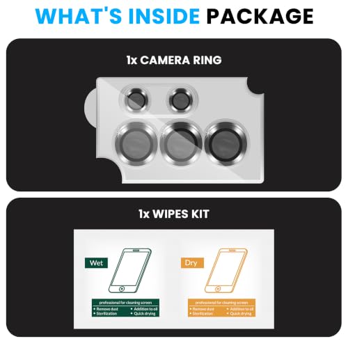 Image of ArmourPro Camera Lens Protector for Samsung Galaxy S24 Ultra with Auto Alignment Installation Frame, AR+AF Coated Tempered Glass Camera Rings, Anti-Scratch, Case Friendly | Black