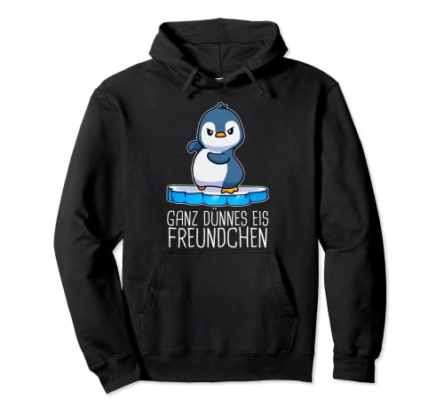 Ganz Dünnes Eis Freundchen Pullover Hoodie