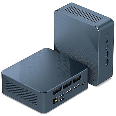 Getorli Mini PC, AMD Ryzen 5 3501U(MAX 3.7GHz), Mini Computers 16GB DDR4 512GB SSD, Triple 4K 60Hz Display Dual HDMI/Type-C/USB3.2/RJ45/WiFi 6/BT5.3, Compact Desktop Computers for Office/Home/Business