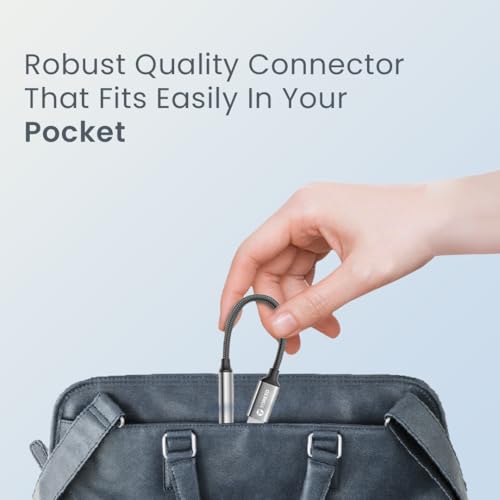 Image of Toreto Lightning to 3.5 mm Converter, Built-in DAC Chip, Braided Cable, Supports Both Mic & Audio, Compatible with iPhone 14 | 13 | 12 | 11 | XS | X | 8 | 7 | 6 | 5