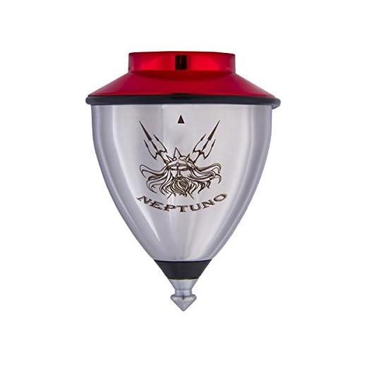 Trompo peonza Neptuno Roller Original - Tapa roja.