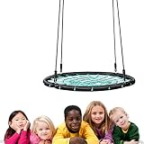 DUTUI Un Columpio para Niños Que Pesa 200 Kg, Compuesto por 4 Secciones De Anillos De Hierro Rociados con Plástico, Es Un Juguete Feliz para Los Niños.