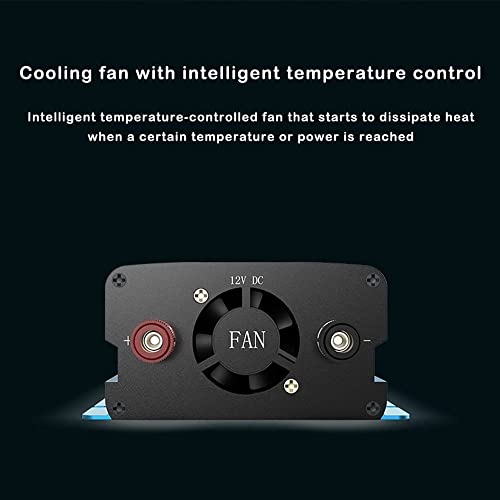 Car Inverter, Pure Sine Wave Inverter 300W, Dc 12V To 220V Portable Power Inverter For Car Home Outdoor, Temperature Control Protection #TOP2