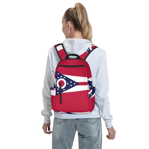 Sac à dos léger Ohio noir multi-usage avec grand compartiment de rangement - 7