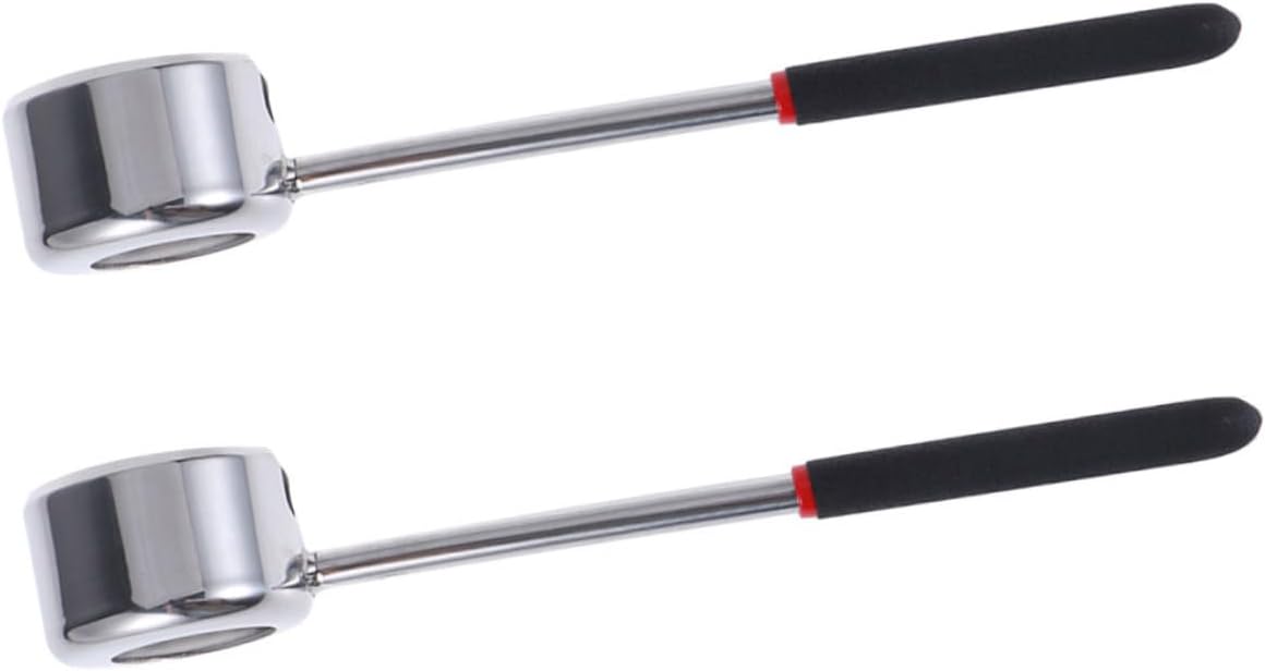 LABRIMP 2pcs Coconut Openers Set Stainless Steel Coconut Opening Hammer Tool for Home and Outdoor