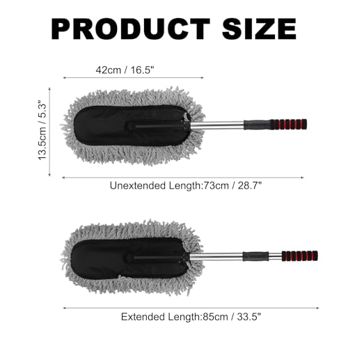 Brosse à poussière pour voiture haute densité et souple pour finitions soignées - 2