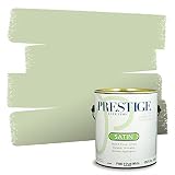 PRESTIGE Interior Paint and Primer in One, Green Sea, Satin, 1 Gallon