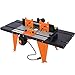 Electric Benchtop Router Table Wood Working Tool,Black,Orange Color (Black+Orange, 34IN-1)