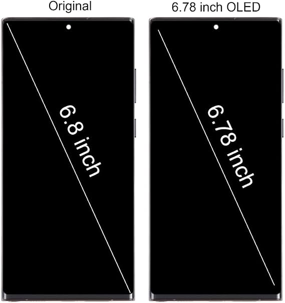 Samsung S22 Ultra Compatible LCD Display Touch Full Slat Oled Black SM-S908