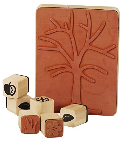 Preisvergleich Produktbild Sunnysue 200-07 - Stempelset Jahreszeitenbaum 7-teilig