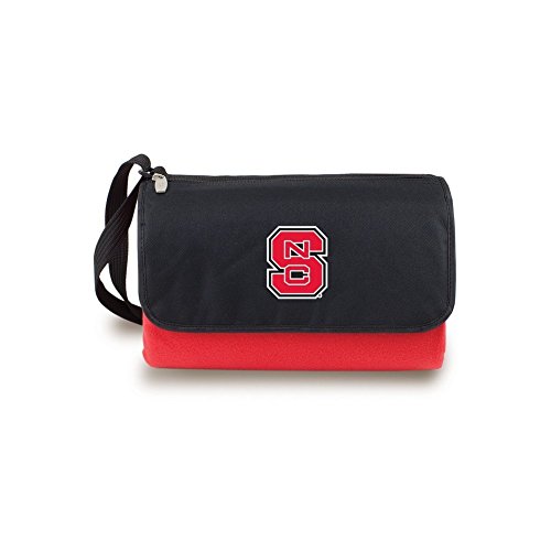 PICNIC TIME NCAA NC State Wolfpack Blanket Tote Outdoor Picnic Blanket - Beach Blanket - Camping Blanket