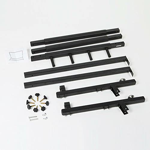 Mezhi 3 Triple Folding Multiple Iron Guitar Bass Holder Rack Stand Black Gift #TOP3