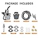 HOLATO PZ19 Carburetor Carb Air Filter Fuel Line Kit for 50cc 70cc 90cc 110cc 125cc Tao Tao GK110 Baja SSR Apollo Coolster Chinese Kids Four Wheeler ATV Go Kart CRF50 XL70 Dirt Pit Bike Motor (BLACK)