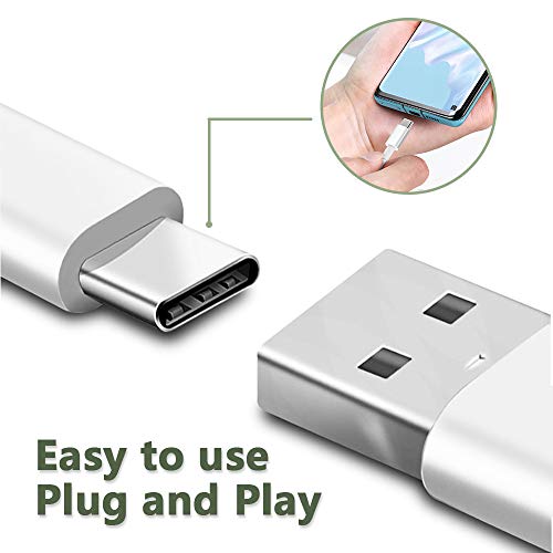 6Ft Usb-C To Usb Type A Fast Charger Data Type C Cable For Ipad Pro 12.9/11 2018 Galaxy Ultra S20+S10 S9 Note 10 Tab S4 Nintendo Switch,Macbook Air,Google Pixel 3A 2 Xl,Lg,Sony Xperia Xz,Oneplus 5 3T #TOP1