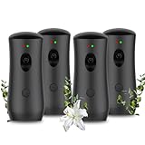 (4-Pack) Auto Air Freshener Spray Dispenser Free Stand or Wall Mounted Automatic...