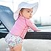Green Sprouts Baby Long Sleeve Rashguard | All-Day UPF 50+ Sun Protection—Wet or Dry, Light Pink, 24 Months