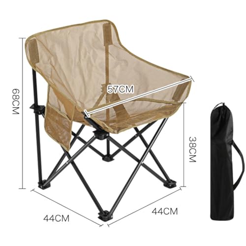Chaise pliante extérieure portable pour voyage randonnée et pêche