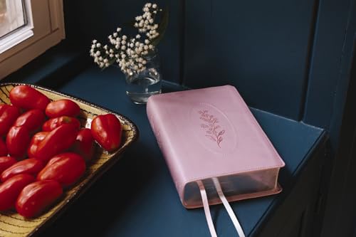 Image of NIV, Spiritual Habits Bible, Leathersoft, Pink, Red Letter, Comfort Print: Learn to Live a Gospel-Centered Life