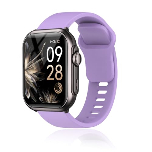 Correa de silicona para smartwatch RUXINGX G62 morada miniatura 1