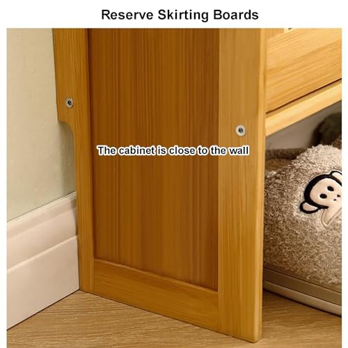 Armoire à chaussures mince avec portes basculantes pour optimiser l'espace - 5