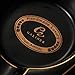 Galiner Cigar Ashtray Travel Ceramic Ashtray For Cigars Outdoor Cigar Ash Tray Accessoires(Black With Golden line)