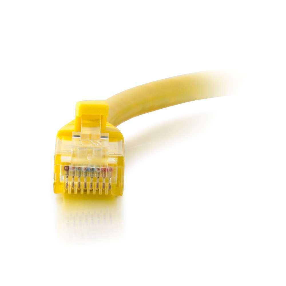 C2G Cat6 Booted Unshielded (UTP) Network Patch Cable - Patch Cable - RJ-45 (M) to RJ-45 (M) - 7 m - UTP - CAT 6 - Molded, snagless, Stranded - Yellow