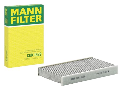 MANN-FILTER CUK 1629 Innenraumfilter/Kabinenluftfilter - Pollenfilter mit Aktivkohle - für Pkw + Transporter